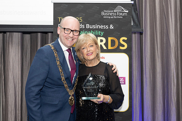 Pictured at Dublin Docklands business forum Awards a the Gibson hotel 20th November 2025 by Paul Kelly-68