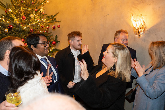 Photographed at Roche Christmas party at Luna Dec 23 by Paul Kelly Photography -35