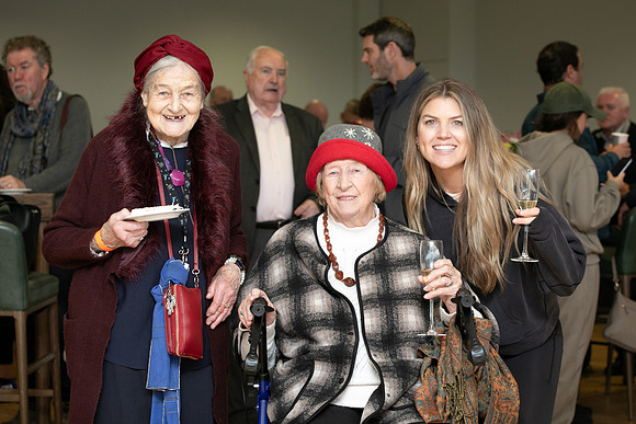 Jim Callery,founder of the National Famine Museum arrives at EPIC, the Emigration Musuem on his 90th birthday having just completed the 165km National Famine Walkway. Photo by Paul Kelly -13