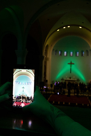 Culture night pictured at Lady of Lourdes church Sean MacDermot st Friday 18th Sept 26 by Paul Kelly -61