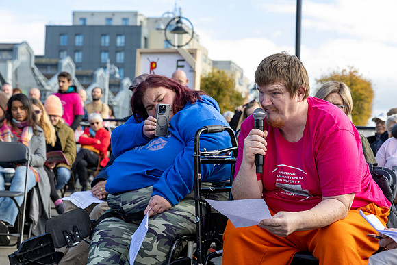 photographed at the International Erandication of Poverty Day, 17th October 2026 Dublin by Paul Kelly-61