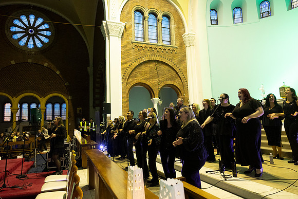 Culture night pictured at Lady of Lourdes church Sean MacDermot st Friday 18th Sept 26 by Paul Kelly -64