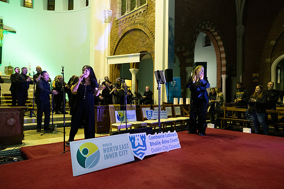 Culture night pictured at Lady of Lourdes church Sean MacDermot st Friday 18th Sept 26 by Paul Kelly -89