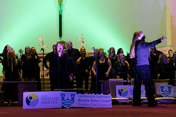 Culture night pictured at Lady of Lourdes church Sean MacDermot st Friday 18th Sept 26 by Paul Kelly -81
